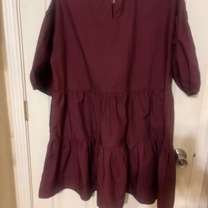 A New Day Burgundy Mini Dress